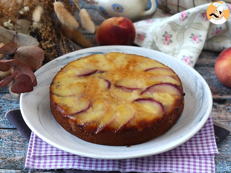 Bolo de pêssego invertido e caramelizado - foto 2