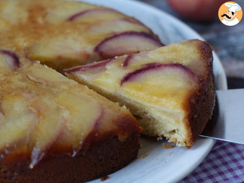 Bolo de pêssego invertido e caramelizado - foto 4