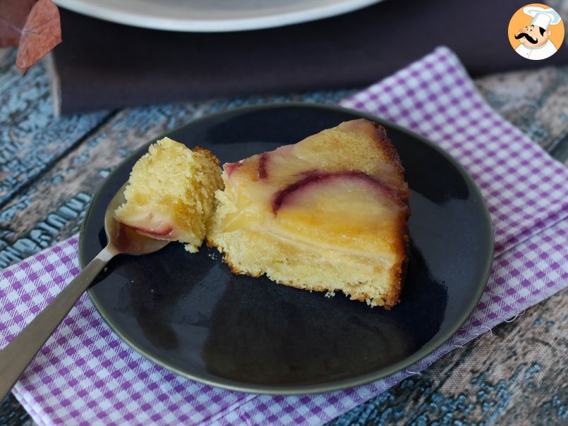 Bolo de pêssego invertido e caramelizado - foto 6