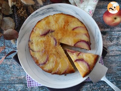 Bolo de pêssego invertido e caramelizado - foto 8