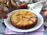 Bolo de pêssego invertido e caramelizado, foto 1