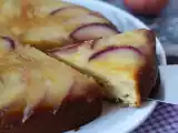 Bolo de pêssego invertido e caramelizado, foto 3