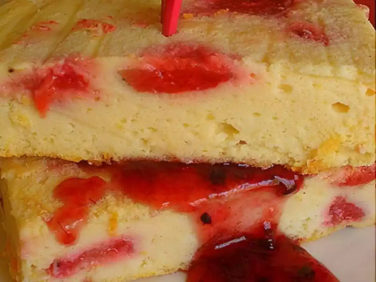 Bolo de Quark com Morango (0%) - foto 2