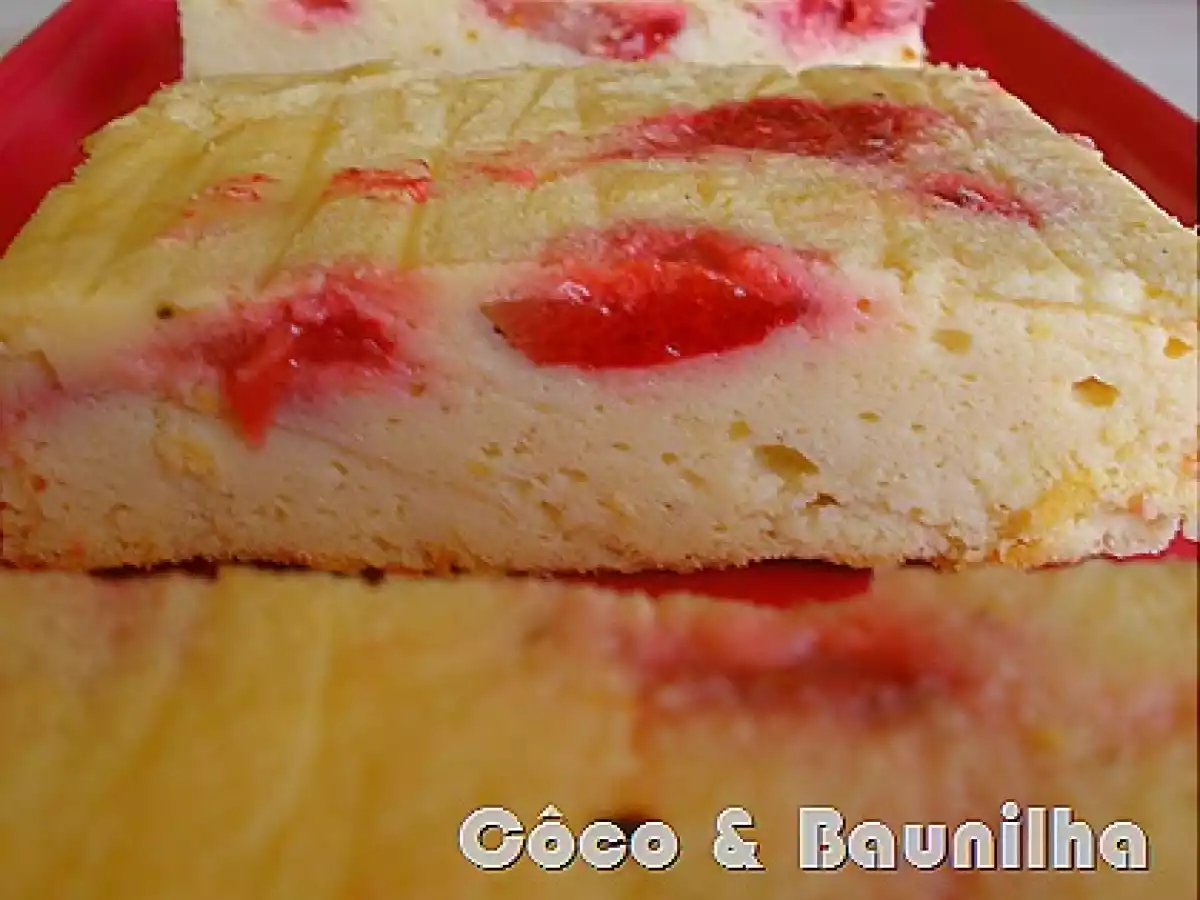 Bolo de Quark com Morango (0%) - foto 3