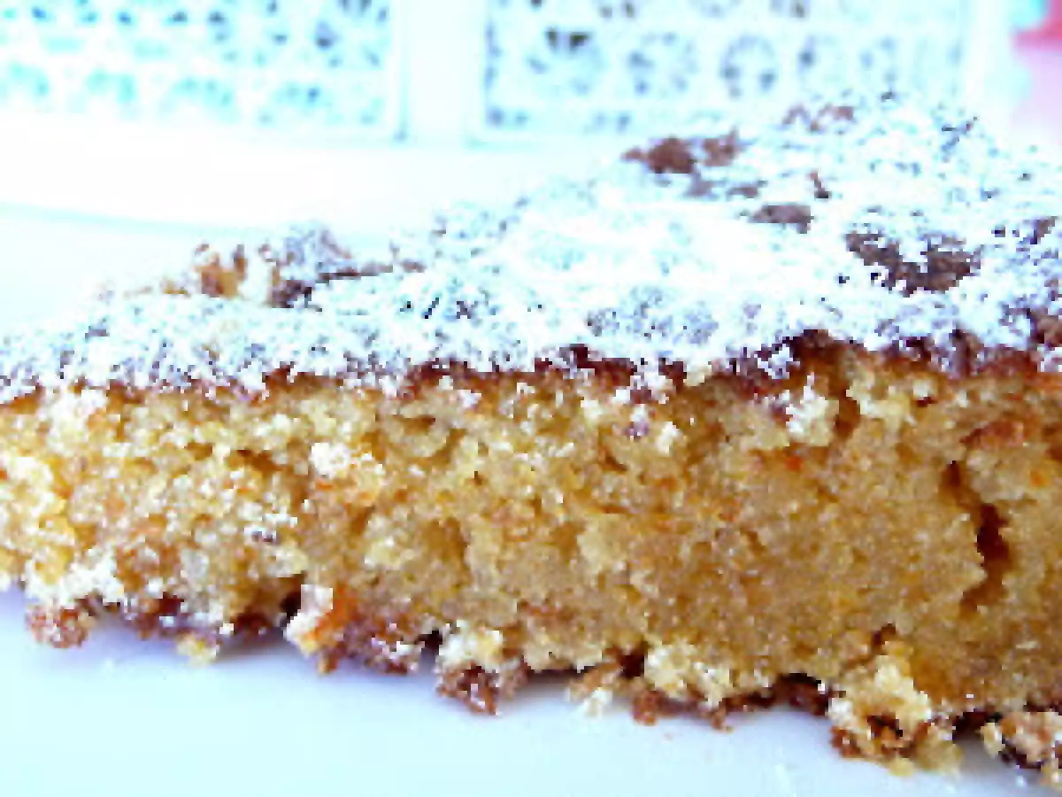 Bolo de Tangerina e Amendoa