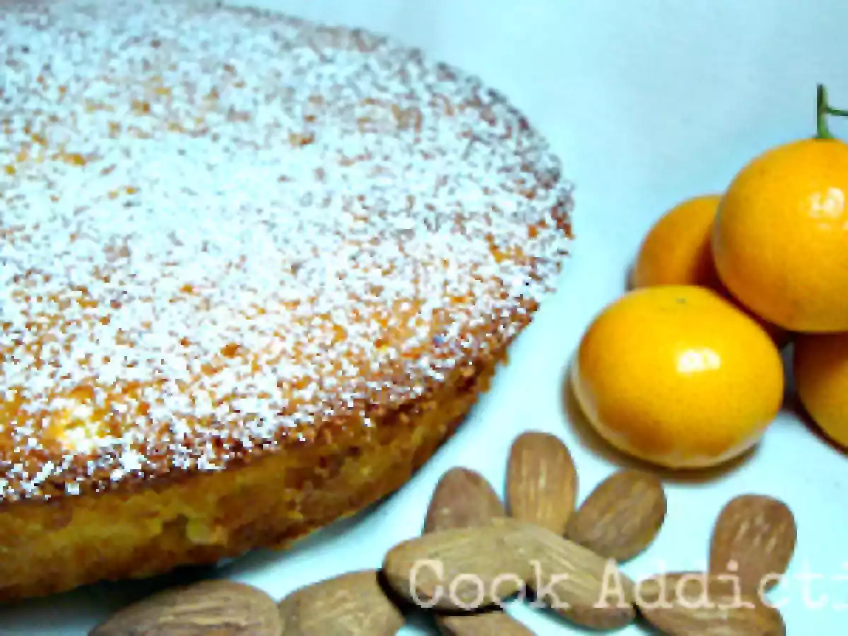 Bolo de tangerina e amêndoa