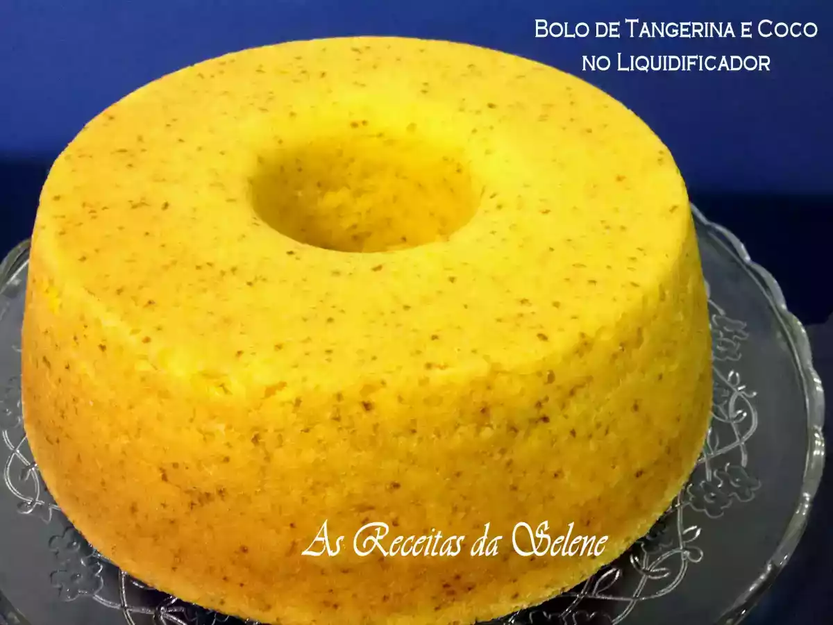 Bolo de Tangerina e Côco no Liquidificador - foto 2