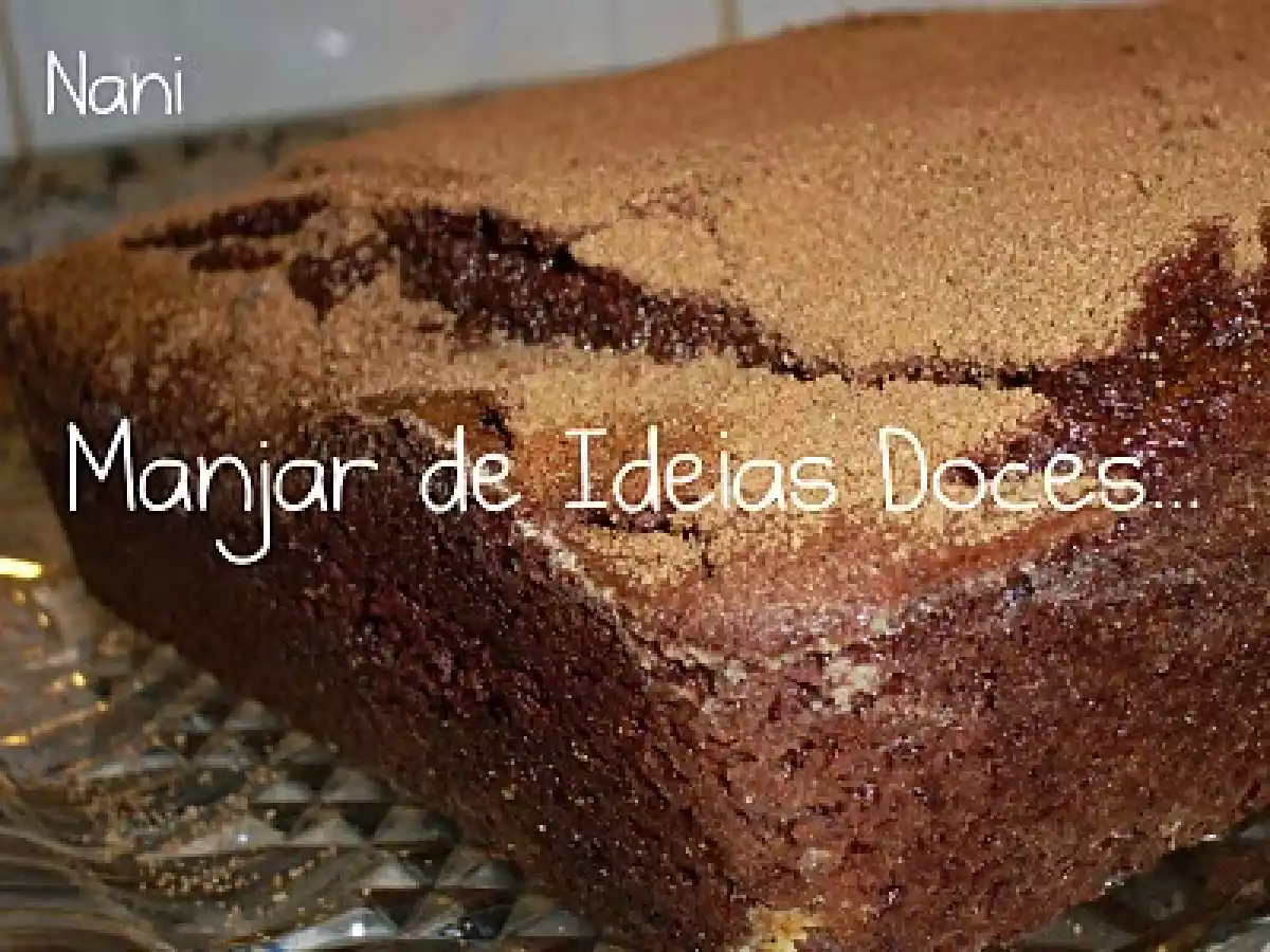 Bolo do Starbucks de Chocolate e Crosta de Canela
