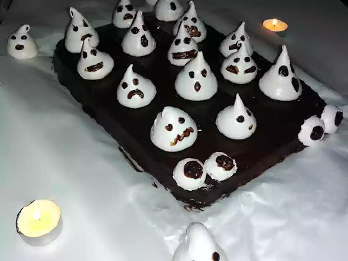 Bolo dos Fantasmas - Halloween -