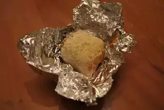 Bolo empacotado de coco