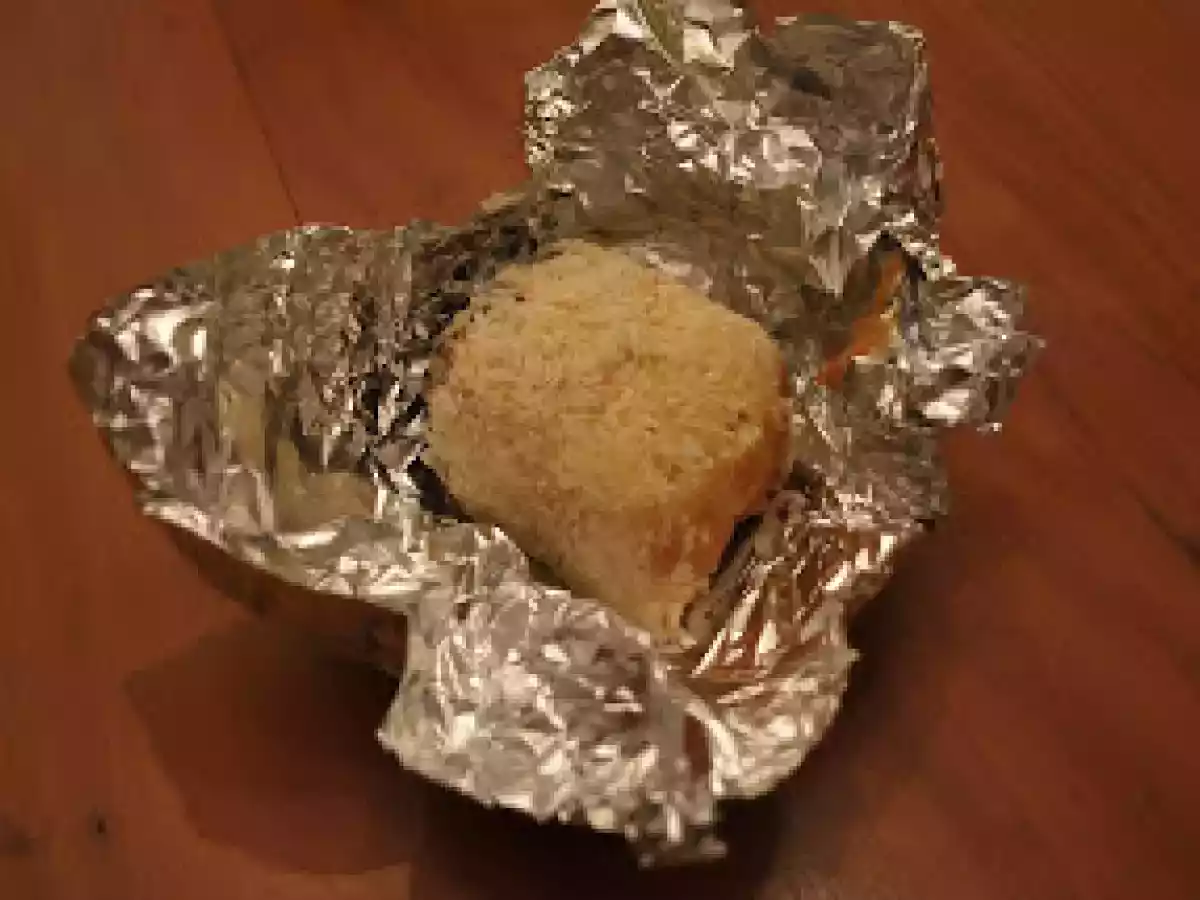 Bolo empacotado de coco