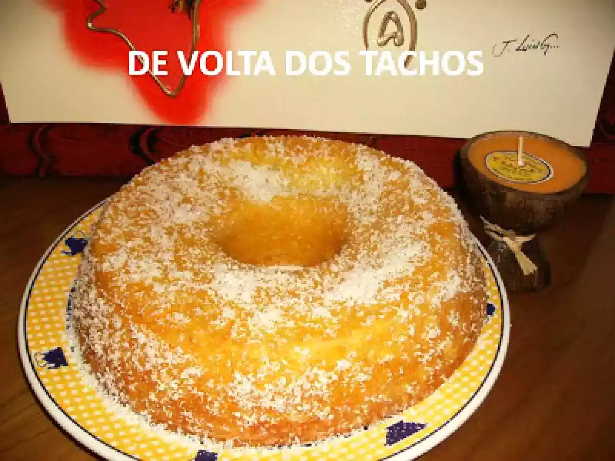BOLO ENCHARCADO DE CÔCO - CONCURSO CÔCO