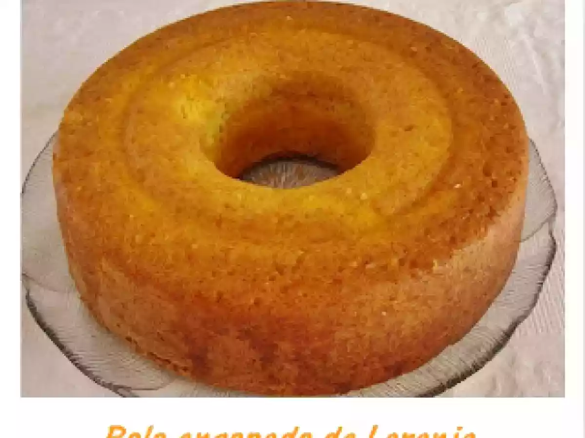 Bolo ensopado de Laranja