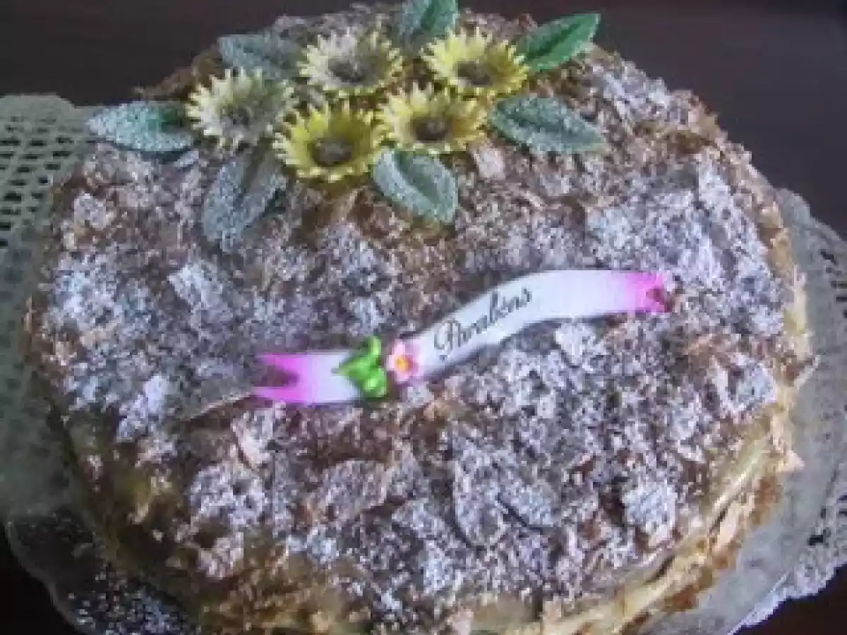 Bolo fofo com creme pasteleiro