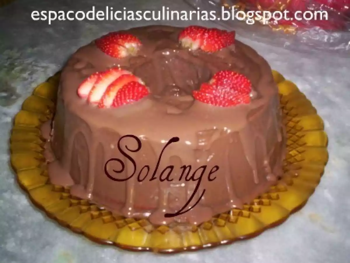 Bolo formigueiro com brigadeiro