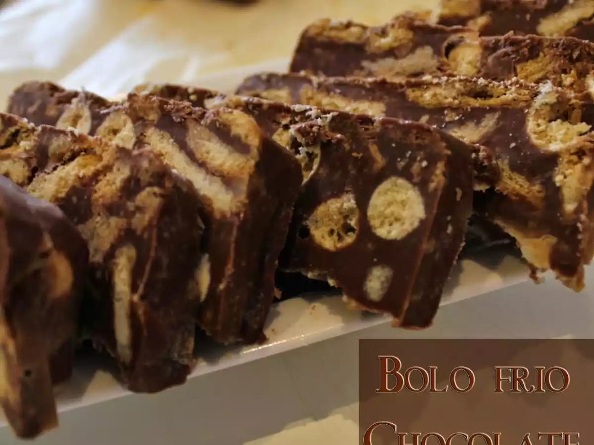 Bolo frio de Chocolate e Maltesers