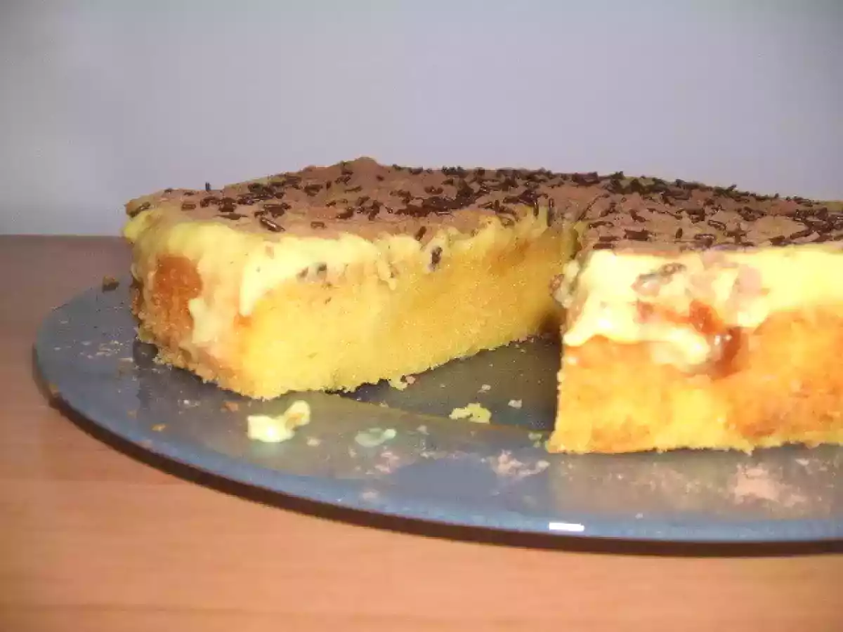 Bolo Húmido de Laranja com Cobertura de Custard - foto 2
