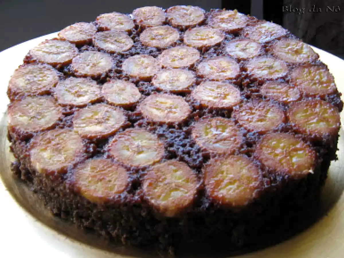 Bolo Invertido de Chocolate e Banana - foto 3