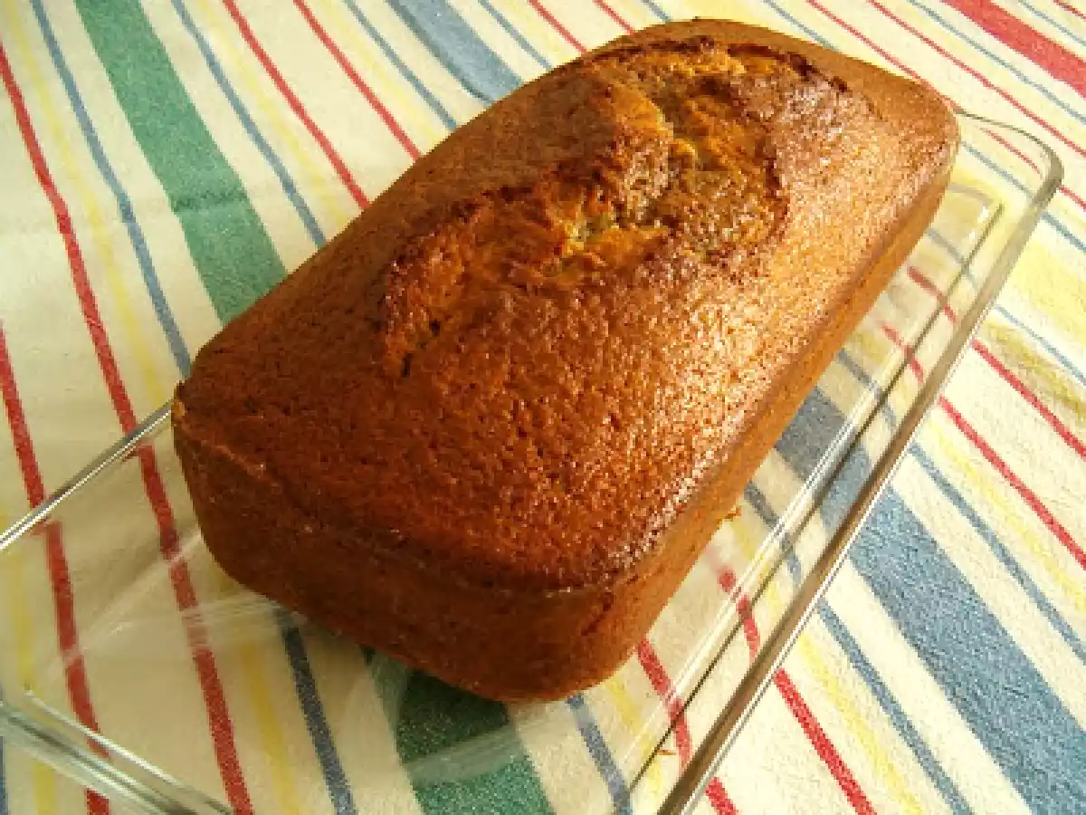 Bolo mármore de avelãs e café