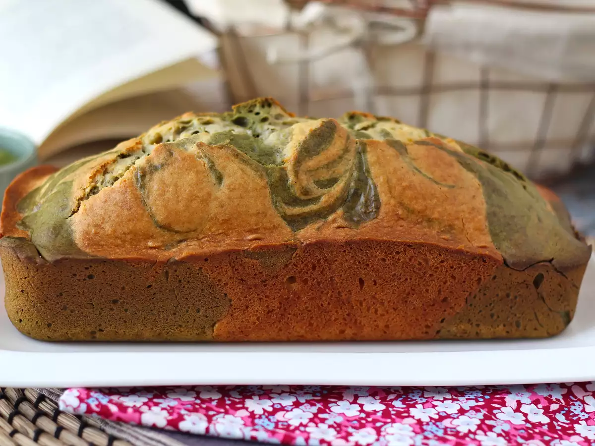Bolo mármore de chá matcha - foto 8