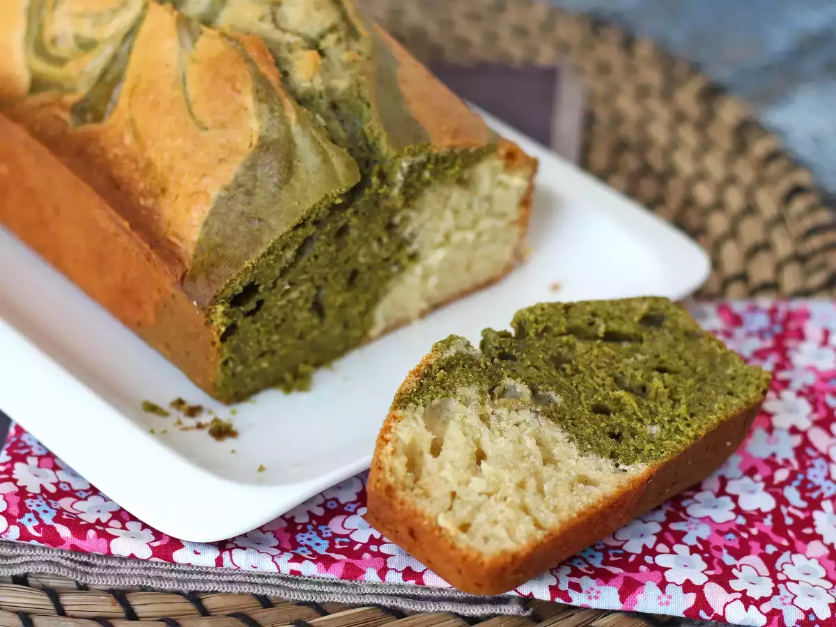 Bolo mármore de chá matcha - foto 9