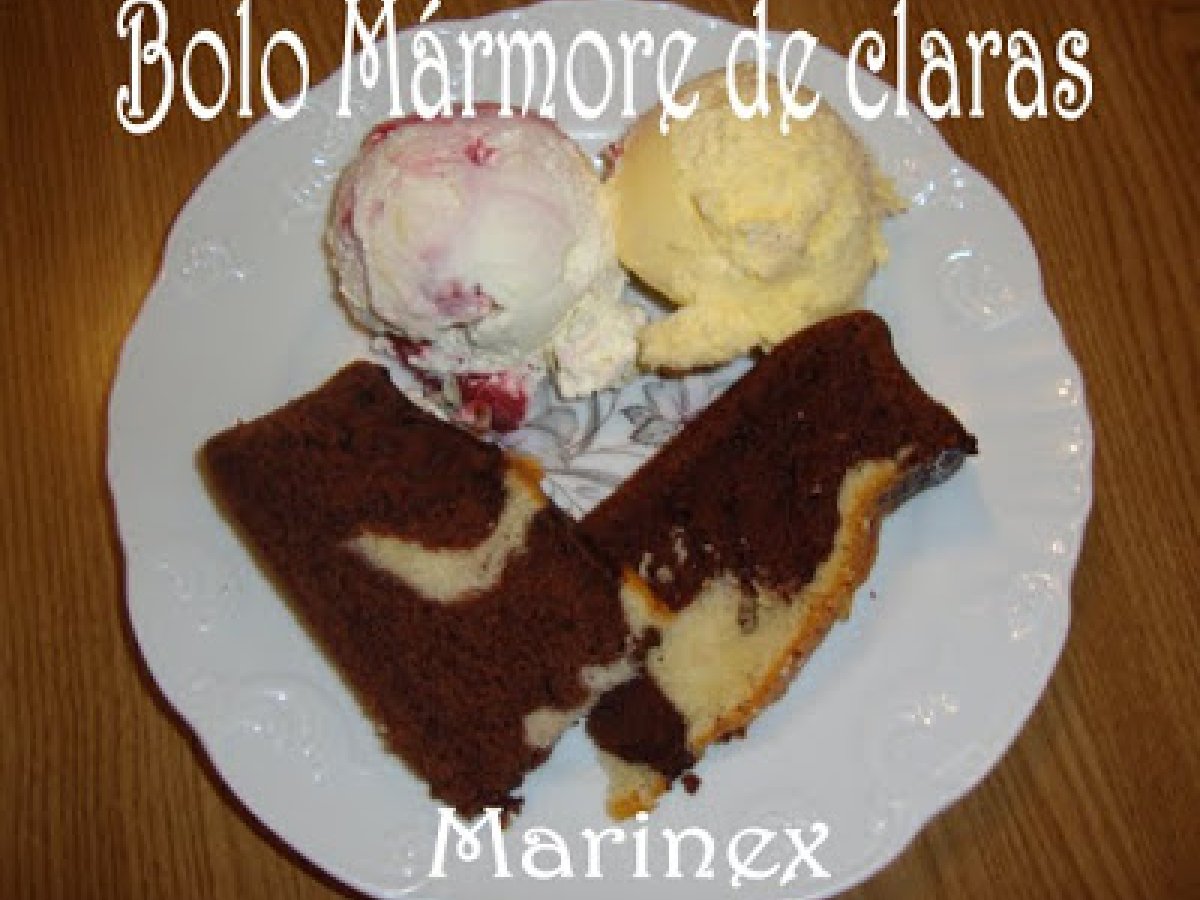 Bolo Mármore de claras