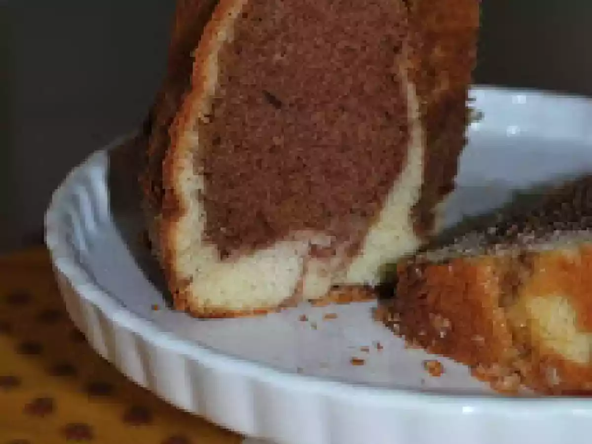 Bolo Mármore de Côco