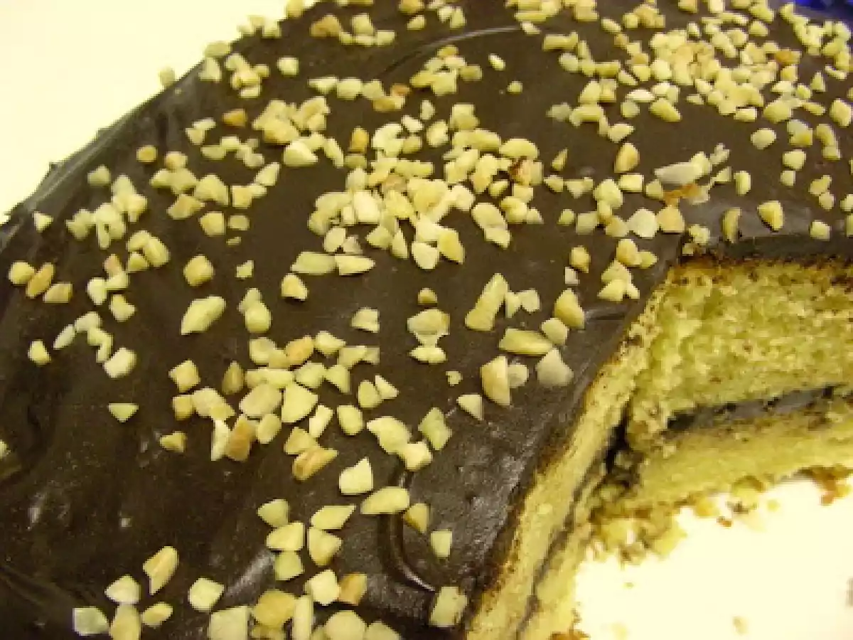 Bolo Mentiroso com Ganache de Chocolate