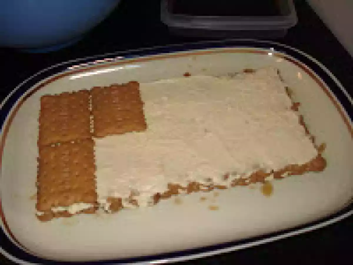Bolo Moka de Bolacha