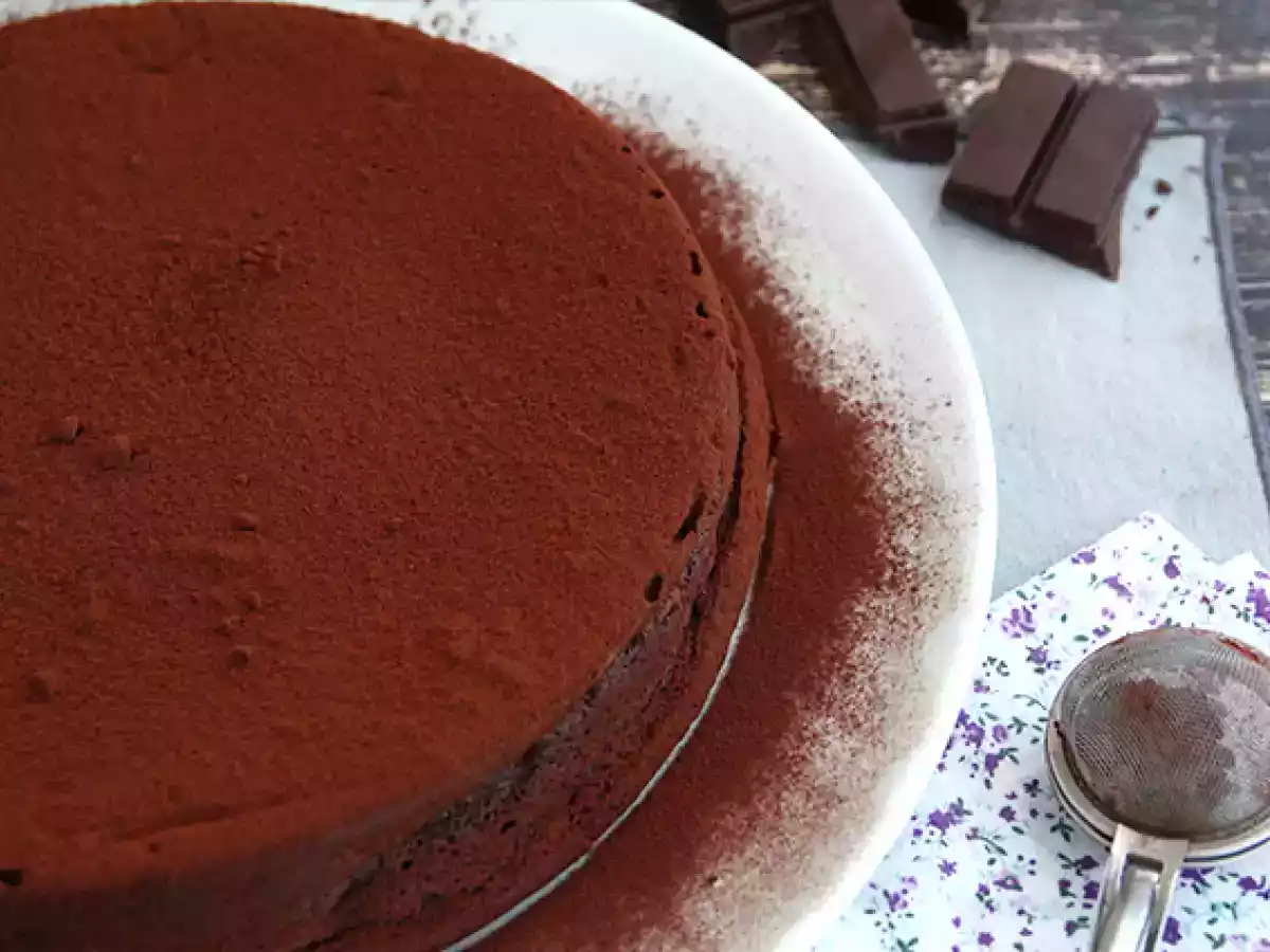 Bolo mousse de chocolate sem farinha - foto 2