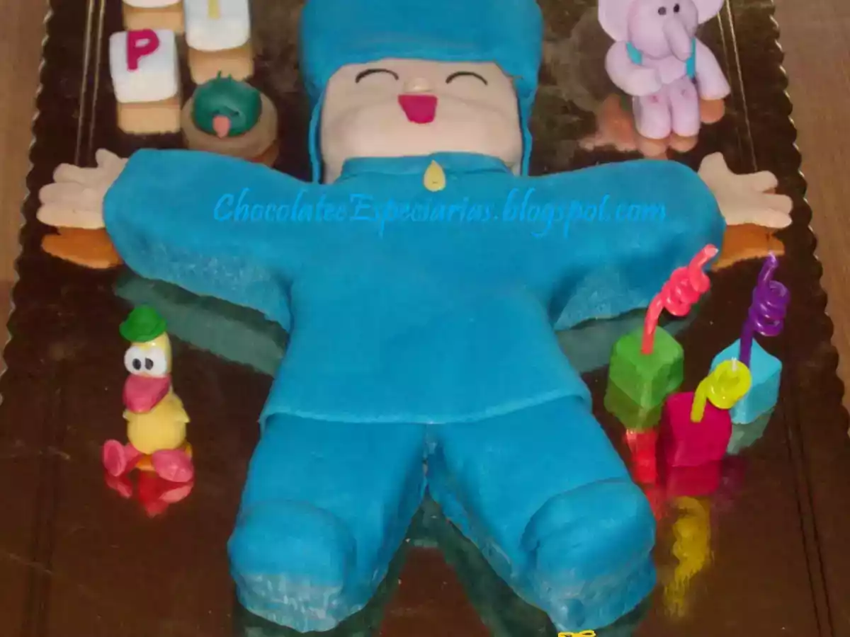 BOLO POCOYO DE IOGURTE DE SOJA (INTOLERANTES À LACTOSE)