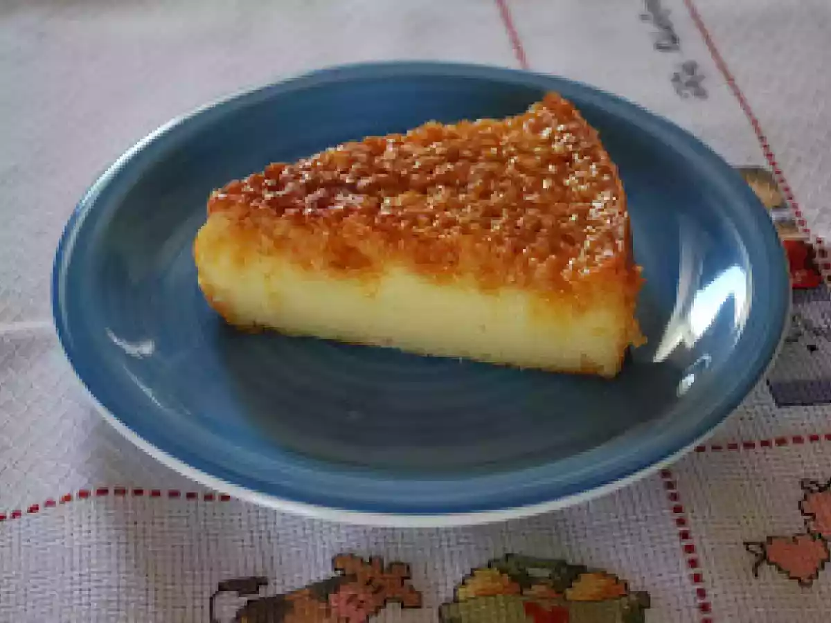 Bolo pudim de queijo