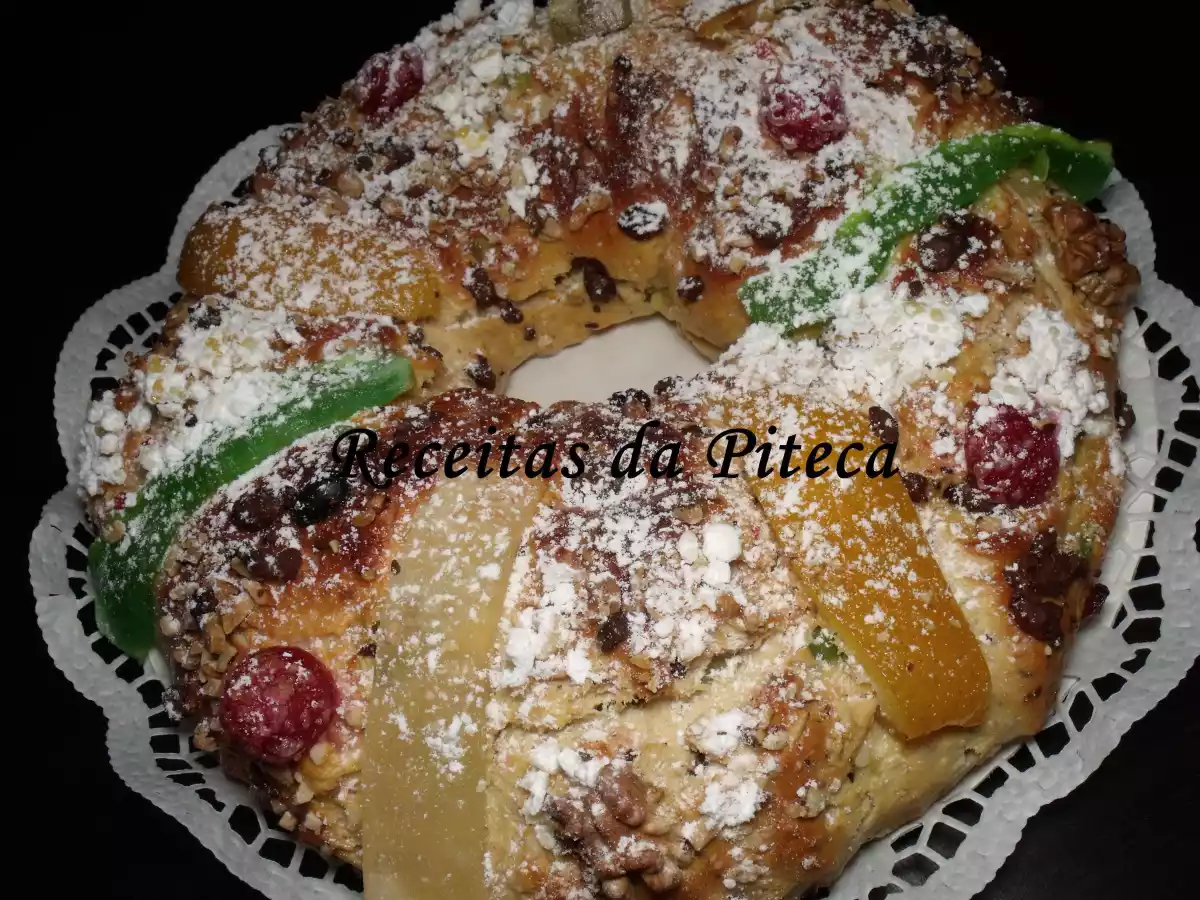 Bolo rei de chocolate