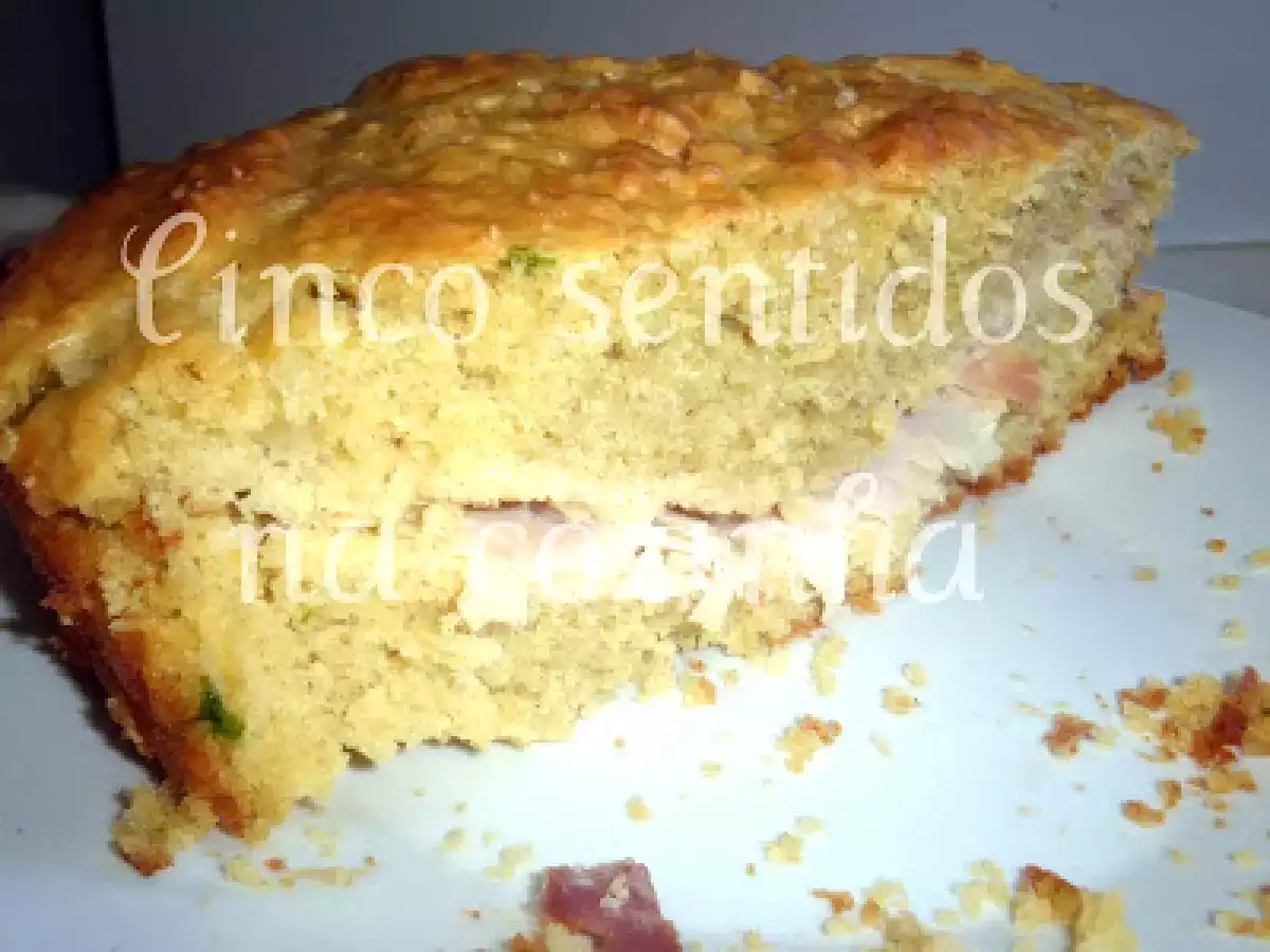 Bolo salgado de queijo fresco e fiambre - foto 4