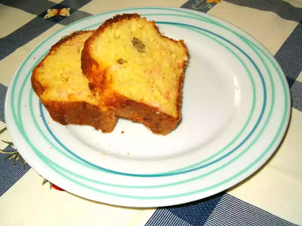 Bolo salgado de salmão