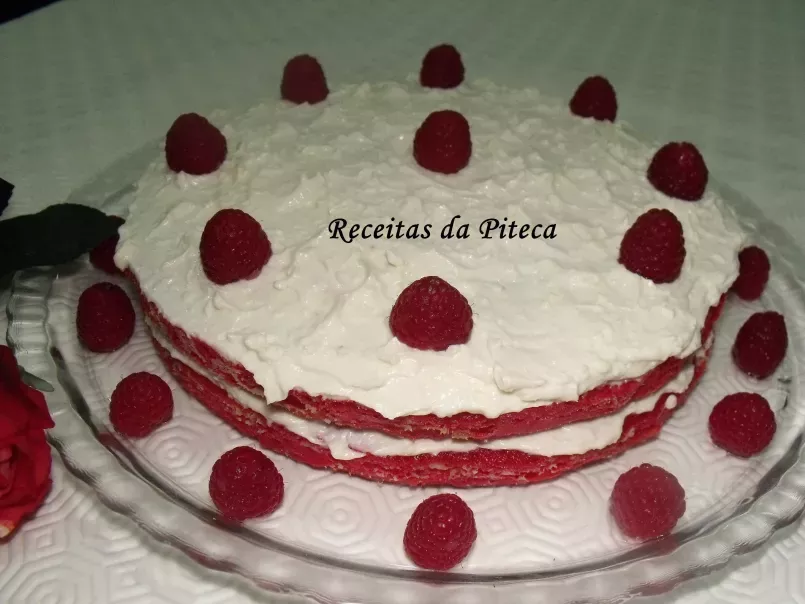 Bolo vermelho aveludado (Red velvet cake) - foto 2