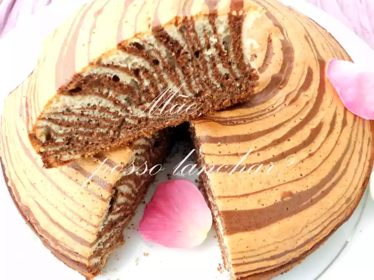 Bolo Zebra (Inspiração Lorraine Pascale)