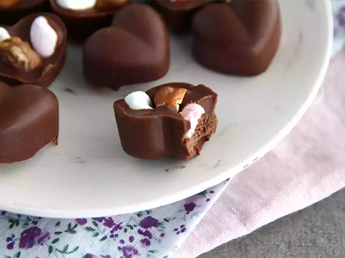 Bombons de marshmallows e avelã - foto 4