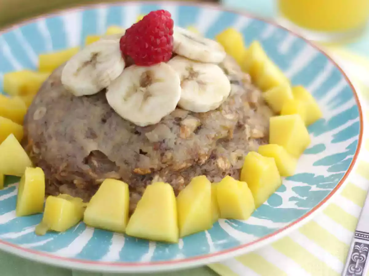 Bowl Cake de Banana