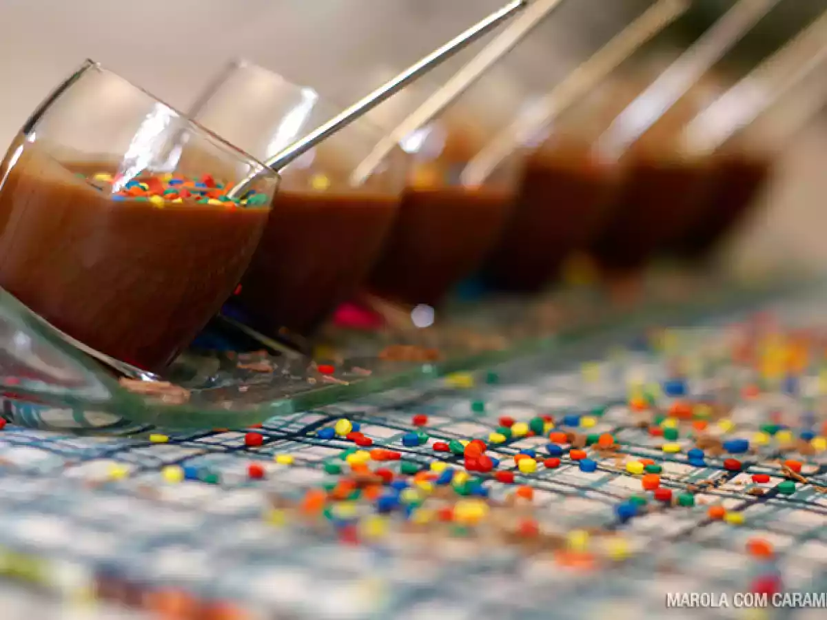 Brigadeiro de colher com jack Daniel's
