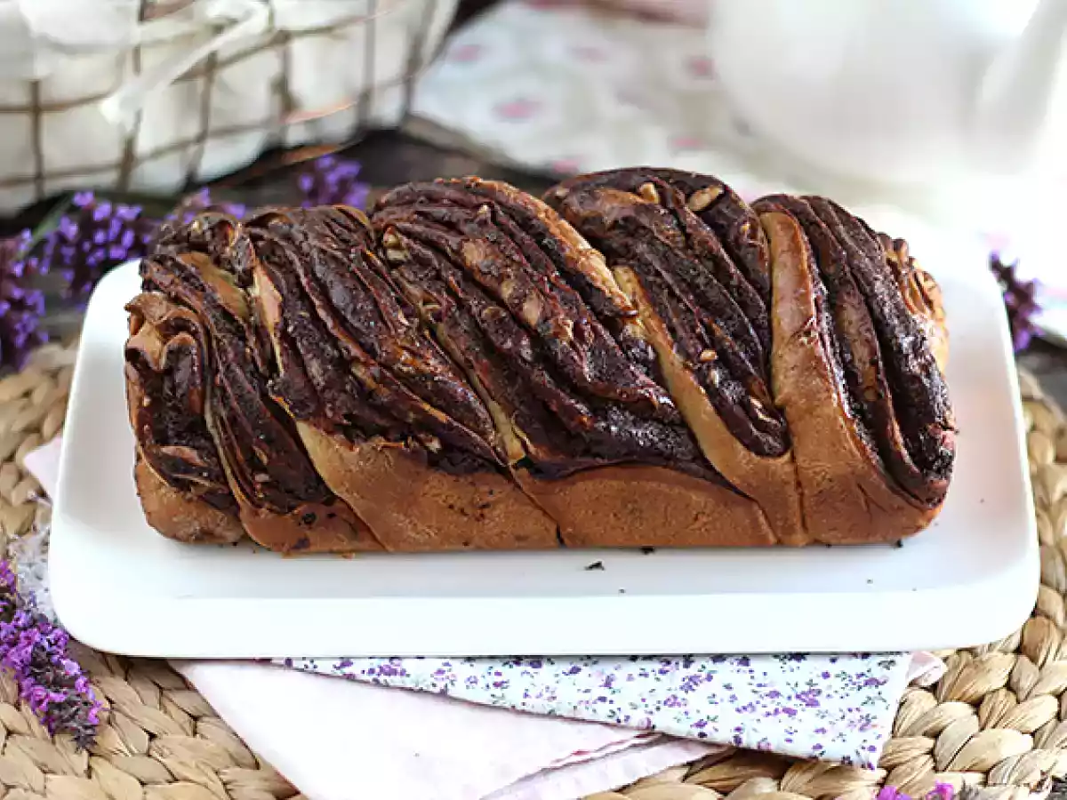 Brioche babka (pão doce de chocolate e avelãs) - foto 4