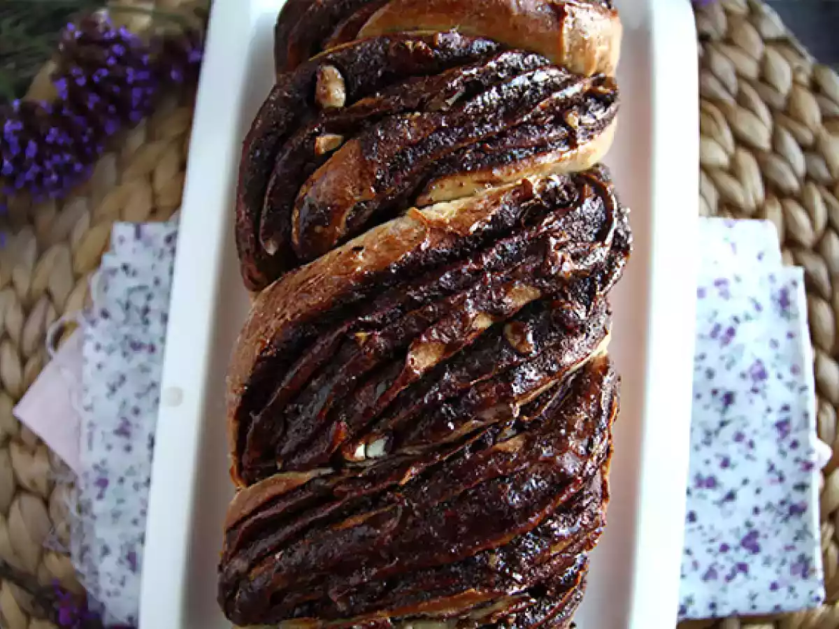 Brioche babka (pão doce de chocolate e avelãs) - foto 6