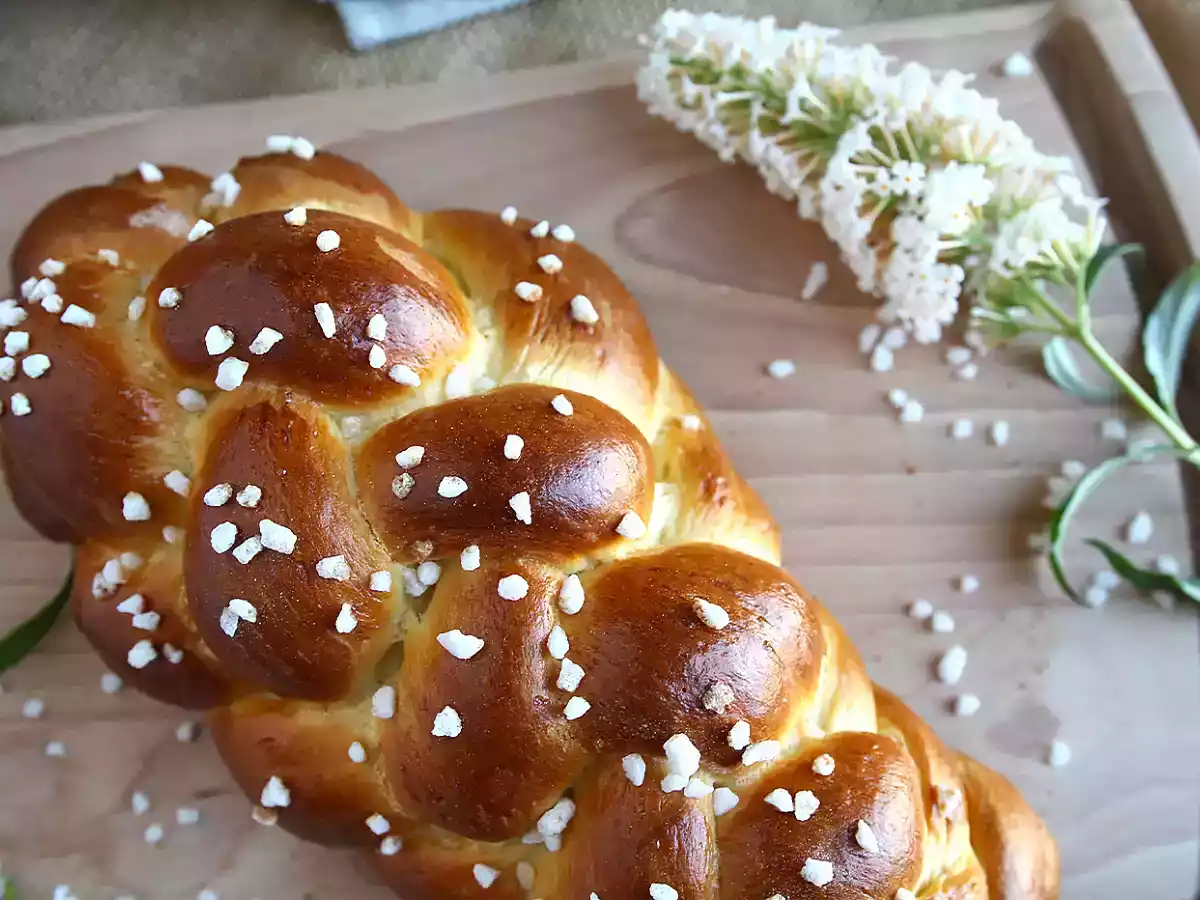 Brioche trançada com 8 fios - foto 6