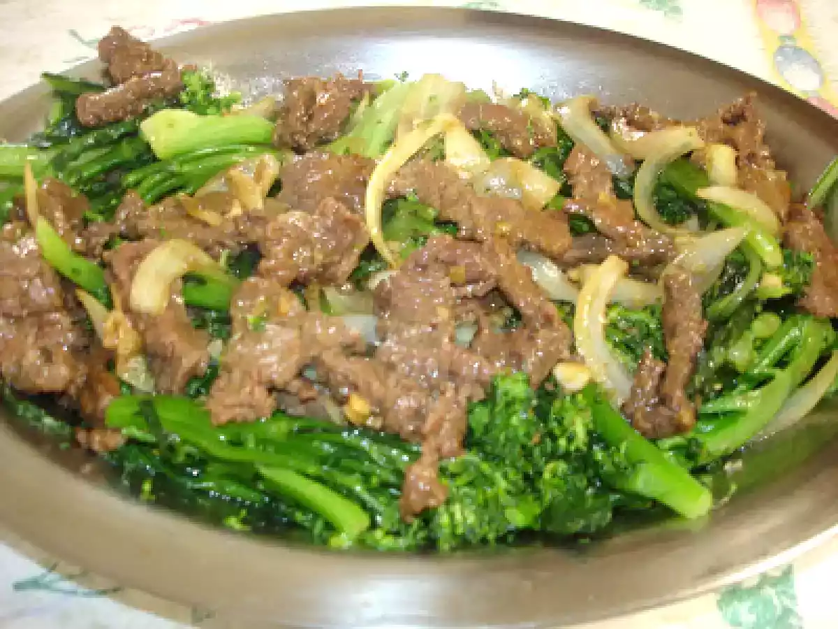 Brócolis com tiras de bife ao molho Hoisin - foto 2
