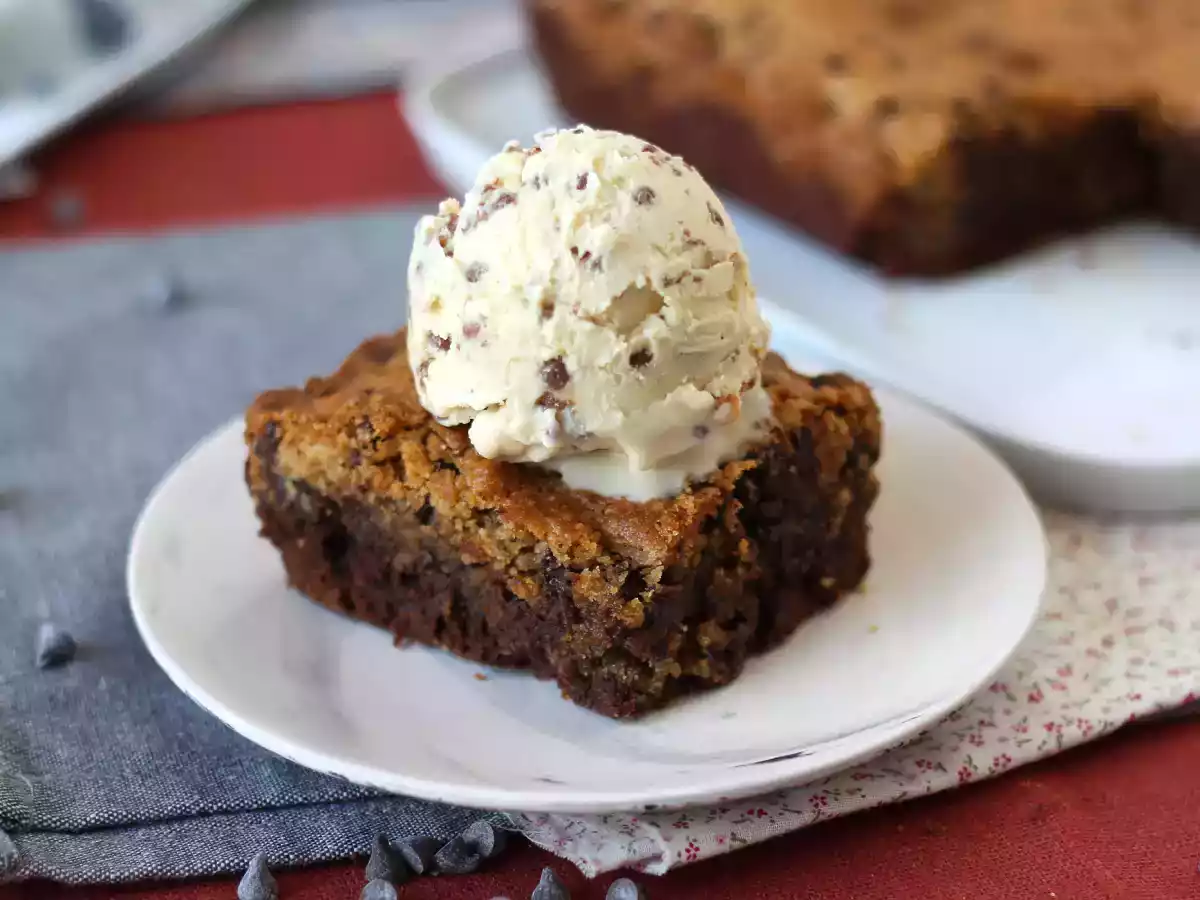 Brookies, a receita do Brownie com cookies