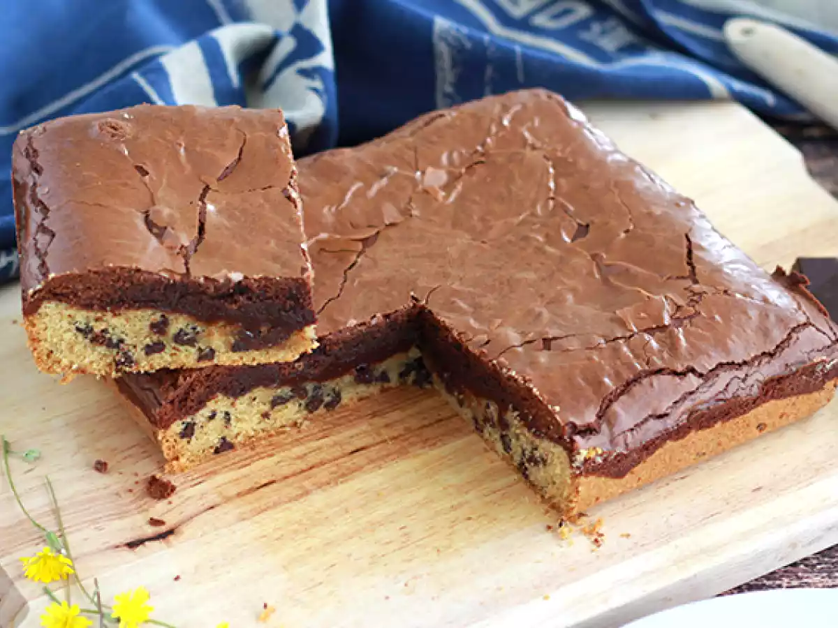 Brookies, meio brownie e meio cookies - foto 2
