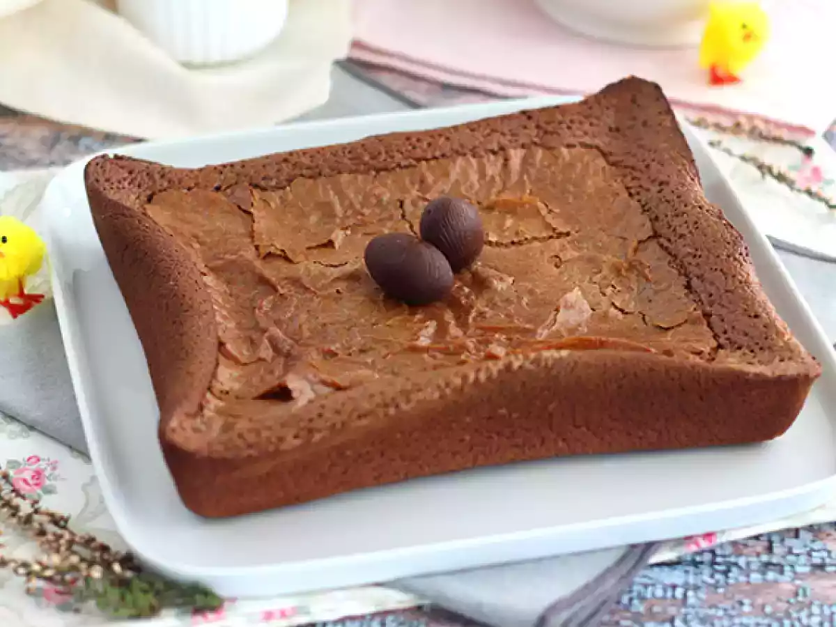 Brownie com sobras de chocolate