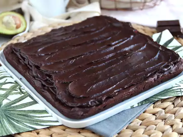 Receita Brownie de abacate e chocolate