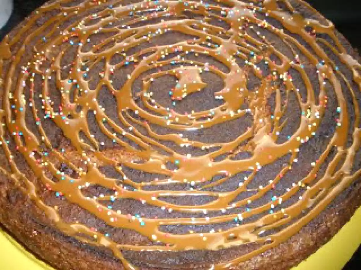 Brownie de Chocolate com Doce de Leite