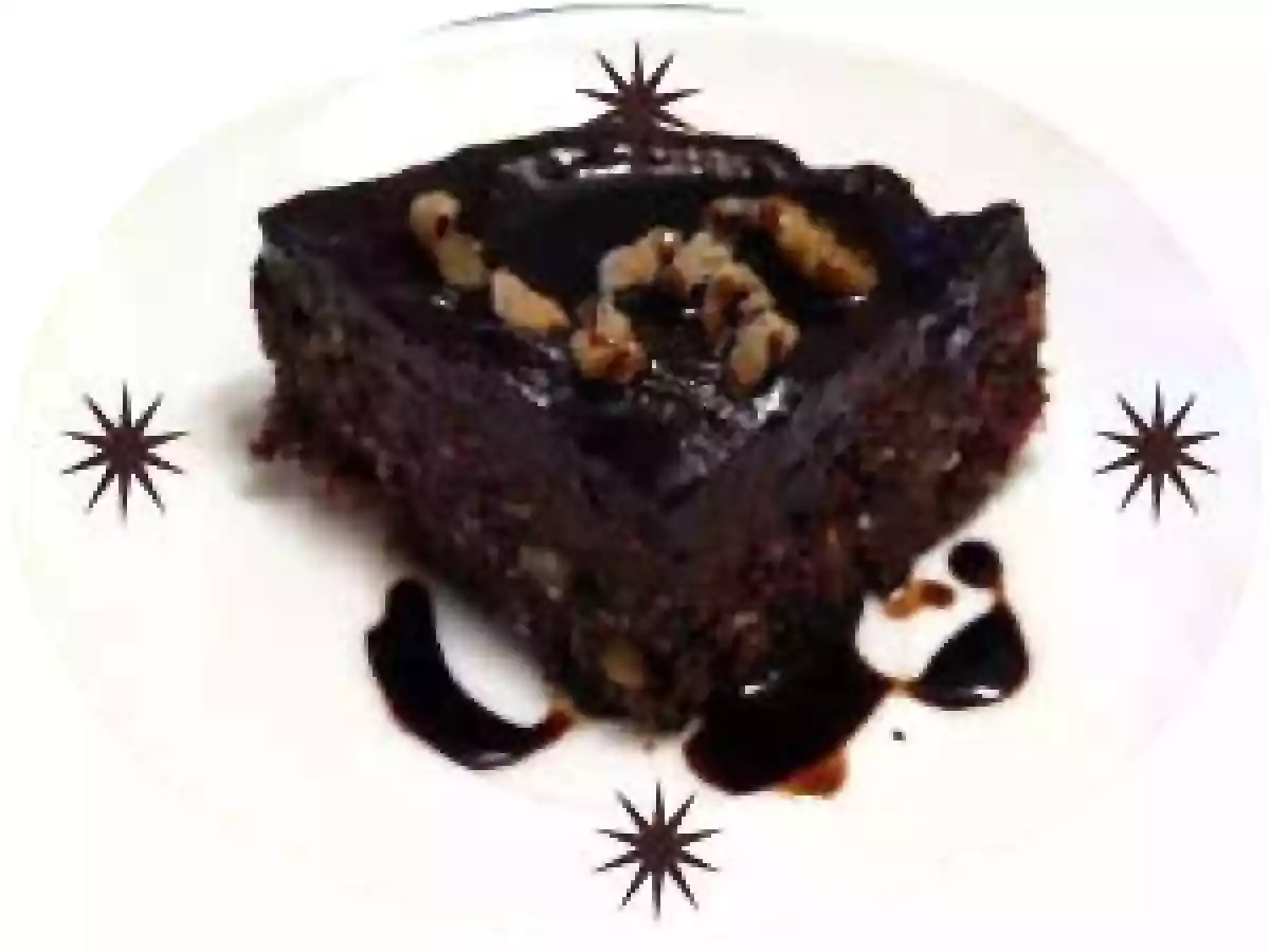 Brownie de Chocolate, Nozes e Damasco
